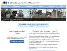 Tablet Screenshot of dndruckerltd.com